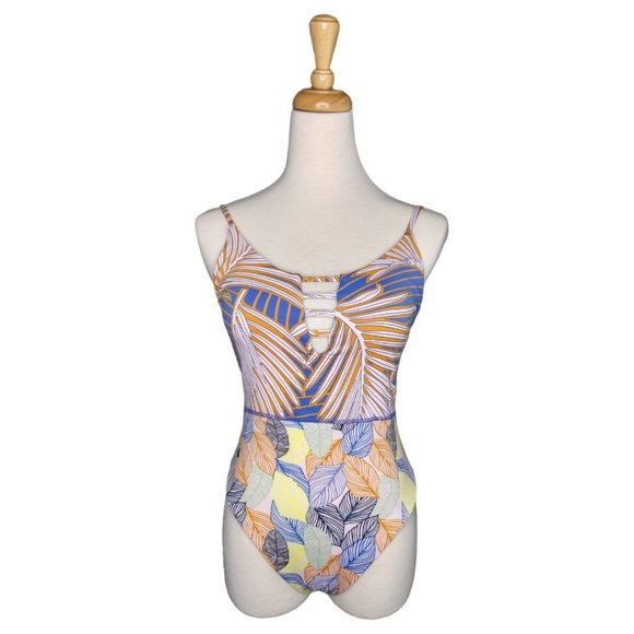Maaji Riohacha Village One Piece Swimsuit Reversible Size L 8/10 - Picture 2 of 12